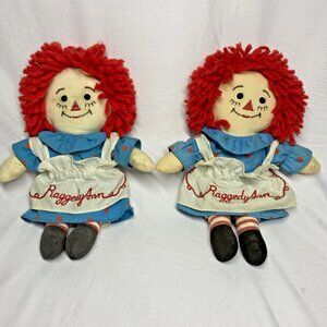 Raggedy Ann Special Edition Dolls 70 Year Heritage 1988 by Applause J. Gruelle